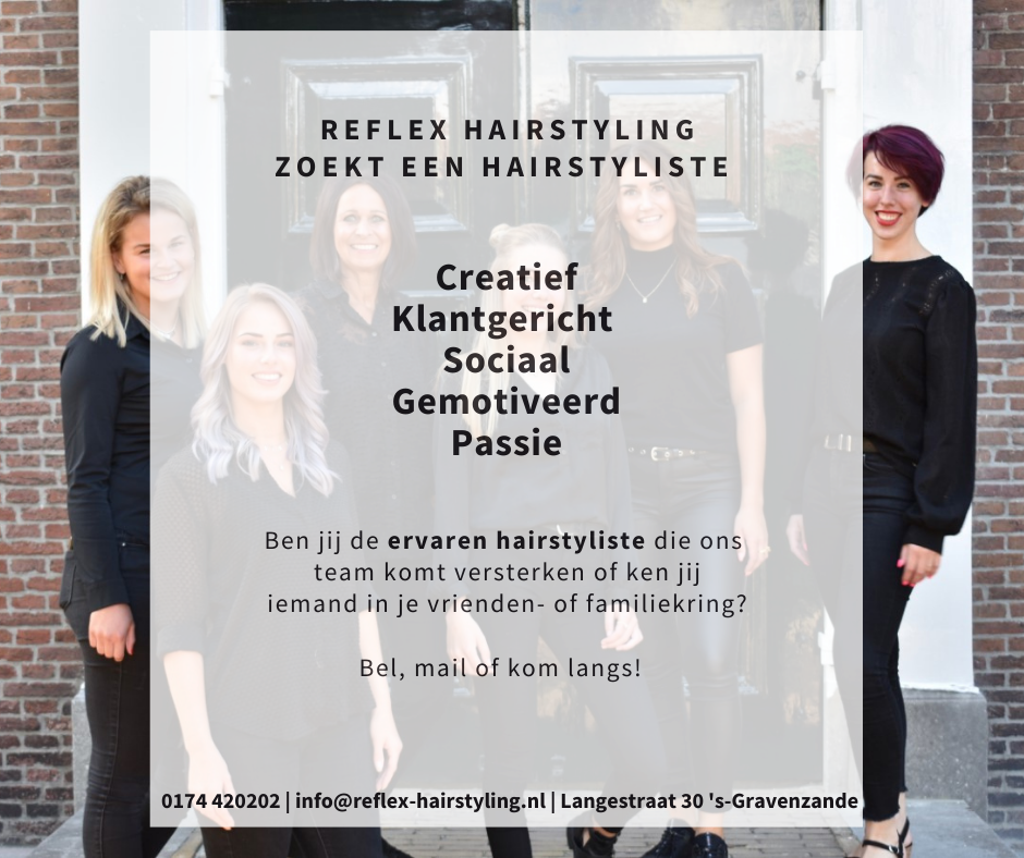 Kapper/kapster gezocht Vacature hairstylist